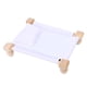 thumbnail image 5 of Accesorios de fotografía para recién nacidos, cama de madera, juego de simulación, cama para muñecas para niños y niñas blanco, 5 of 9