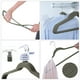 thumbnail image 3 of SONGMICS Perchas de Ropa, Juego de 50, Antideslizantes, Gancho Giratorio de 360°, Gris Claro y Gris Oscuro, 3 of 5