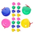 thumbnail image 4 of AURARMLET 20pcs Musical Instrument Hand Percussion Yellow PP Castanets for Children in Music Lessons, 4 of 8