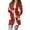 A Red, variant on Christmas Cardigans for Women Plus Size Long Sleeve Casual Fashion Print Loose Cardigan Coat Tops