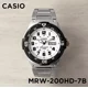 thumbnail image 2 of Reloj pulsera Casio Mrw-200h-1b2v con correa de acero inoxidable color plateado - fondo blanco - bisel negro, 2 of 8