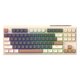 thumbnail image 2 of [Café] M87 Teclado Inalámbrico Modo Dual Gaming Esports Office Silent PBT Ball Teclado Y Mouse (Café), 2 of 9