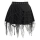 thumbnail image 1 of Faldas irregulares de malla para mujer, falda de señora con cremallera de pentagrama, estilo gótico punk, falda de señora, faldas de club sueltas informales, S, 1 of 7