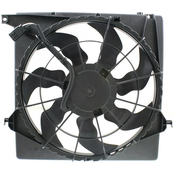For Hyundai Santa Fe Sport 2017 2018 Radiator Cooling Fan | 2.0L | w/ Turbo | Replacement For HY3012108 | 282702G350