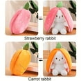 thumbnail image 6 of Strawberry Bunny Plush, 13.7 Inch Pink Stuffed Animal, 6 of 11
