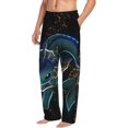 thumbnail image 2 of Vaporeon Men's Pajama Pants, Ultra-soft Comfy Casual Lounge Pants, Graphic Printed Sleep Pjs Bottoms With Drawstring Pockets, 2 of 8