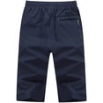 thumbnail image 3 of Men's 3/4 Hiking Pants Outdoor Performance Running Jogger Capri Shorts, 3 of 5