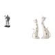 thumbnail image 1 of Figura de escritorio,Estatua Arte Artesanía Coleccionable Escritorio Oficina,Figura decorativa,pieza de arte,decoración del hogar,Figura de gato,Esculturas de pareja de gatos Figura de gato, 1 of 7