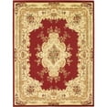 thumbnail image 1 of Unique Loom Versailles Medallion Motif Rug 10' x 13' Rectangle Burgundy/Ivory, 1 of 1