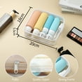 thumbnail image 4 of Micebay 6oz Silicone Travel Bottles, Leak Proof Toiletry Containers for Shampoo, Conditioner & Lotion, Yellow, 4 of 9