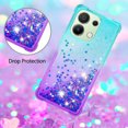 thumbnail image 4 of Funda para Xiaomi Redmi Note 13 4G Transparente con Brillos Carcasa Protectora Antigolpes con Glitter Brillante, 4 of 5