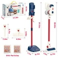 thumbnail image 4 of Kids Cleaning Toy Set - Kids Vacuum Toy Vacuum Toy That Works, Ride on Floor Cleaner for Kids with 3 In 1 Mode LED Light, Kids Pretend Role Play Gift, 4 of 7