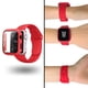 thumbnail image 1 of Correa para Apple Watch compatible con 38mm / 40mm de Silicón + Case Protector de pantalla con Cristal Templado. Mamá Pulpo  Silicón con case, 1 of 8