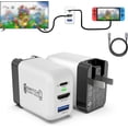 thumbnail image 1 of Cargador con base para Nintendo Switch, estación de acoplamiento portátil de 36 W para Switch con puertos de carga rápida HDMI/USB 2.0/PD USB-C 4K a 60 Hz, 1 of 9