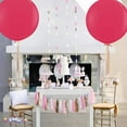 thumbnail image 3 of PMU Premium Latex Balloons - Jumbo Size Balloons for Birthdays, Wedding Parties, Baby Shower, Indoor & Outdoor Party Events & Decoration Supplies - Made in USA, 36 Inch Cherry Red, Pkg/2, 3 of 7