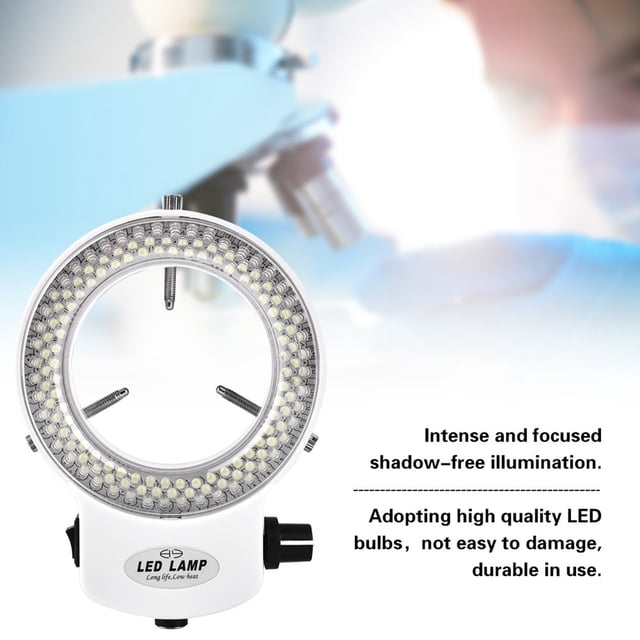 Microscope LED Light,Microscope Camera 144 LED LED Ring Lamp Industry LED Ring Light Class Leading Features