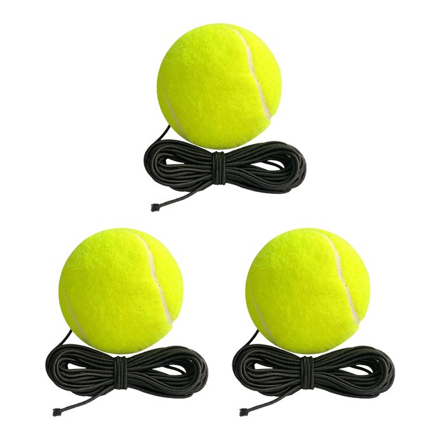 Tennis Training Ball with String Beginner Self Practice Tennis Ball Training Tool Equipment Tennis Trainer Weighted Base Rebounder Accessories