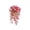 Pink, variant on Puntoco 1PCS Artificial Trumpet Flower Vine Gloriosa Plant Greenery Faux Hanging Rattan for Garden Wall Balcony Home Indoor and Outdoor Decoration -29.53*4.72IN