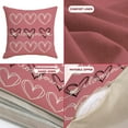 thumbnail image 7 of Harpi Decorative Throw Pillow Covers Clearance Valentine's Day Pillow Covers 18x18 Inch Set Of 2 White Hearts Decor Throw Pillow Covers Valentine's Day Cushion Case Decoration for Sofa Couch, 7 of 7
