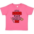thumbnail image 3 of Inktastic Little Sister and Biggest Fan Baseball Glove and Bat Girls Baby T-Shirt, 3 of 5