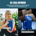 thumbnail image 5 of RTIC Road Trip 30 oz Leak-Resistant Straw Lid Ceramic Lined Tumbler, Snowy Peak, 5 of 7