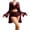Wine, variant on Qingpeng Womens 3 Piece Sheer Lace Nightgown Pajamas Set Bralettes See Through Bathrobe Bridal Wedding Sleepwear
