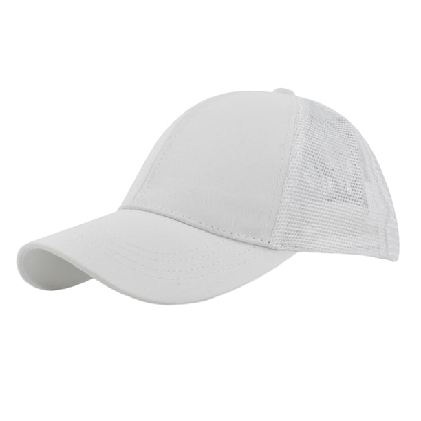 Sonducket Gorra De Béisbol Con Estilo De Algodón Con Correa Ajustable - Protección Solar Y Gorra De Béisbol Transpirable Mujer Sombreros CC636-11blanco