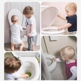 thumbnail image 4 of Boreal Craft Standing Towel Racks for Bathroom Child Toilet Lock Toilet Lock Children Toilet Lid Child Lock Suitable For Most Toilets No Tools Required, 4 of 7