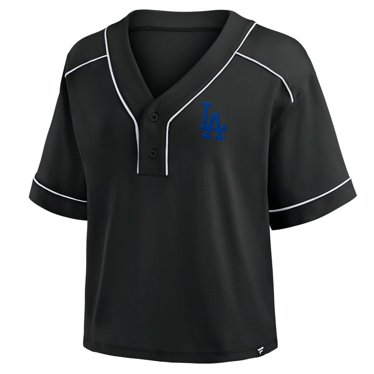 Fanatics MLB Los Angeles Dodgers　XL Women's Fanatics Black Los Angeles Dodgers Oversized Champ