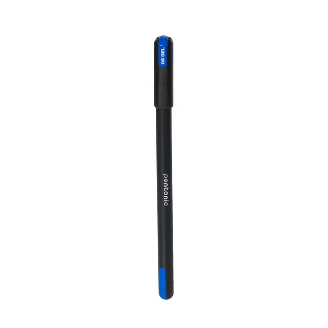 Pentonic - Bolígrafo Gel Pen 0.6 mm, Paquete de 12 Piezas color Azul.