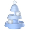 thumbnail image 1 of Mini Christmas Tree Three-Layer Track Cat Toy, Cat Mint Ball Interactive Toy for Kittens, 1 of 6