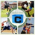 thumbnail image 7 of Uxcell Captain Arm Bands for Soccer, Soccer Captain C Armband Striped for Adult Football Basketball Sports Sky Blue, 7 of 7