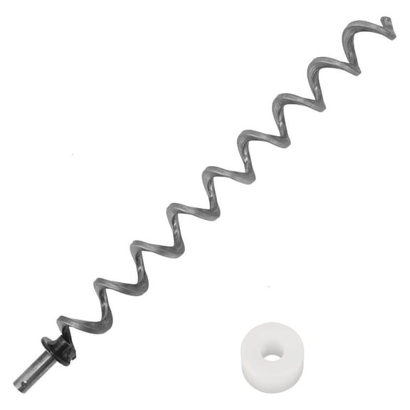 Practical Nonrust Steel Auger Brush Replacement For Outdoor BBQ Grills Maintenance