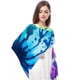 thumbnail image 4 of tie dye109 Elegant Chiffon Silk Scarf for Women - Lightweight Breathable Shawl Wrap in Size 70.86 x 28.7 inches, 4 of 6