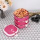 thumbnail image 4 of Caja de almacenamiento de alimentos con aislamiento portátil de acero inoxidable, recipiente para almuerzo y cena, color rojo para viajes de estudiantes, 4 of 8