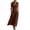 Z05 Brown, variant on Dressy Two Piece Sets for Women Sleeveless Button Down Vest Waistcoat and High Waisted Flowy Wide Leg Pants Elegant Business Casual Office Matching Outfits Red,S