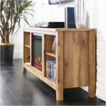 thumbnail image 2 of Pemberly Row 58" Wood TV Stand with Fireplace in Barn Wood, 2 of 4