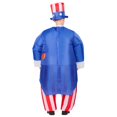 thumbnail image 2 of Disfraz inflable del tío Sam para niños, talla única | Orion Costumes, 2 of 6