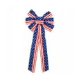 thumbnail image 3 of Huge Memorial Day Savings! Boovnll 4th of July Bows, Red White Blue Stars Stripe Large Independence Day Bows Patriotic Bows for Indoor, Outdoor, Holiday, Memorial Day Decor, 4th of July Decorations, 3 of 7