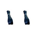 thumbnail image 3 of Qarigey de cuero, tobillera, cuerda trenzada, llavero recortable, cordón para bolsa, cuerdas, bricolaje, artesanía, accesorio, negro, azul Azul negro 2Conjunto, 3 of 6
