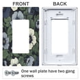 thumbnail image 3 of Yayeee Rocker Switch Wall Plate 1-Gang 4.6"x2.9" Home Decorative Outlet Cover, Dark Floral, 3 of 6