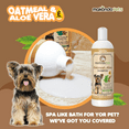 thumbnail image 3 of Hypoallergenic Oatmeal with Aloe Vera and Vitamin E Shampoo for Dogs, 16 oz Bottle, 3 of 8