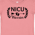 thumbnail image 4 of Inktastic Nicu Warrior with Arrow and Baby Footprints Boys or Girls Baby T-Shirt, 4 of 5