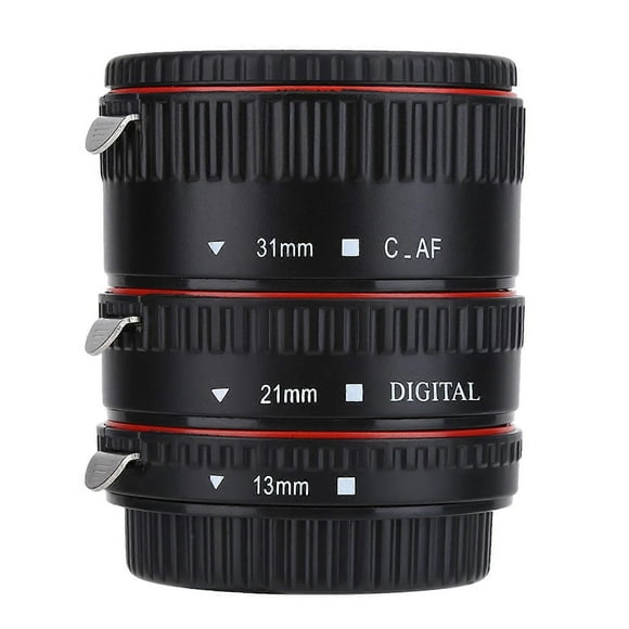 Autofocus Macro Extended Lens Adapter Set, Compatible with Canon EOS EF Mount