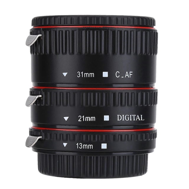Autofocus Macro Extended Lens Adapter Set, Compatible with Canon EOS EF Mount