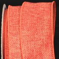 thumbnail image 2 of The Ribbon People Orange Fine Burlap Wired Craft Ribbon 2" x 40 Yards, 2 of 2