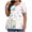 Multicolor, variant on Hfnxid Women Plus Size Easter Top Floral Bunny Graphic T-Shirts Fashion Loose Fit Short Sleeve Shirt Holiday Beach Vacation Casual Tops Multicolor XXXXXL