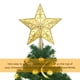 thumbnail image 4 of GOOHOCHY STOBOK - Estrella dorada de 20 cm para árbol de Navidad, decoración navideña de plástico de 5 puntas para fiestas en casa (dorada), 4 of 7