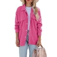 thumbnail image 2 of Abrigo de mujer NikouMX Botón de solapa Chaqueta informal de otoño S, 2 of 8