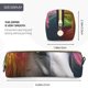 thumbnail image 3 of Disketp Colorful Haired White Horse Estuche de Lápices de Cuero con Cierre, Estuche Compacto para Papelería, Bolígrafos y Accesorios Pequeños, 3 of 7